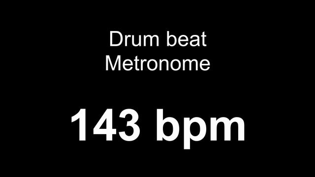 143 bpm metronome drum смотреть онлайн