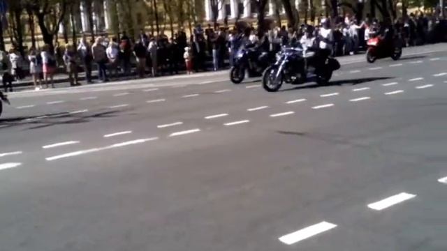 7 мая/ парад байкеров/СПБ. смотреть онлайн