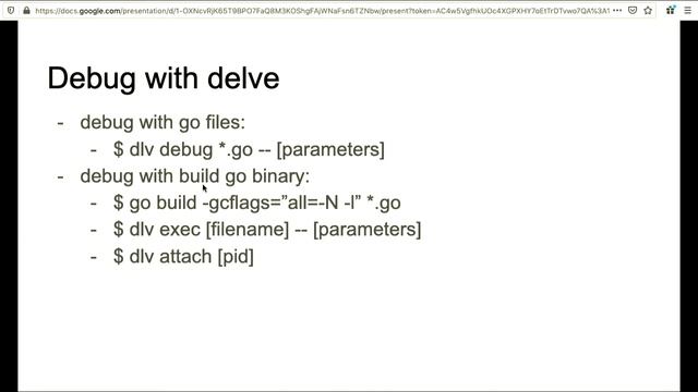 Debug golang program with delve by Peter Lai | COSCUP 2020 смотреть онлайн