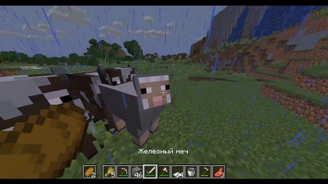 Как поймать корову в майнкрафт ? Ферма коров ! смотреть онлайн