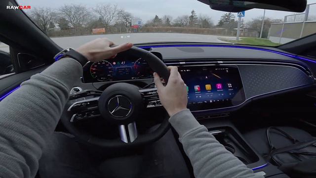 NEW 2024 Mercedes E-Class E220d - POV Test Drive 4K