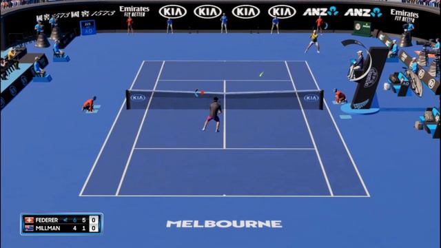 ROGER FEDERER VS JOHN MILLMAN AO TENNIS 2 HIGHLIGHTS смотреть онлайн