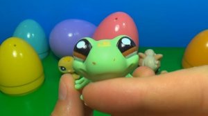 6 Littlest Pet Shop surprise eggs! LPS surprise eggs! Each egg holds a different lovable pet!