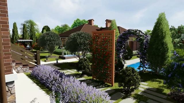 Ландшафтный дизайн Проект В 2017 10 соток смотреть онлайн