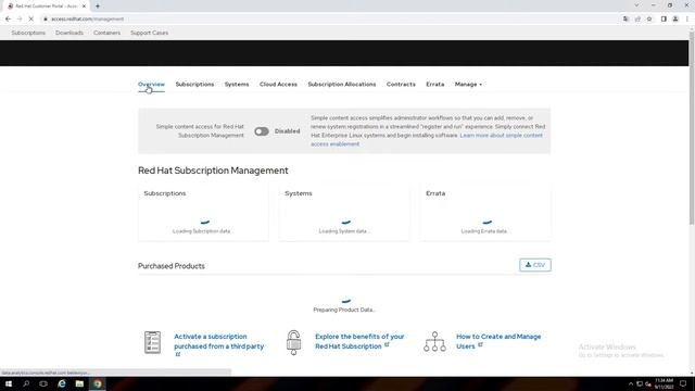 Create Red Hat Account and Activate Subscription смотреть онлайн