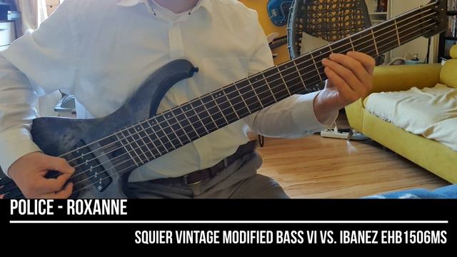 The Police - Roxanne Squier Vintage Modified Bass VI vs. Ibanez EHB1506MS смотреть онлайн