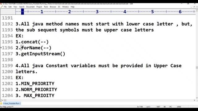 Java||class -21||JAVA Naming Conventions Part-2||Java Tutorial for Beginners - in Telugu and Englis смотреть онлайн