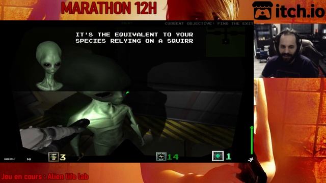 Marathon 12h Itchio - Alien life lab смотреть онлайн