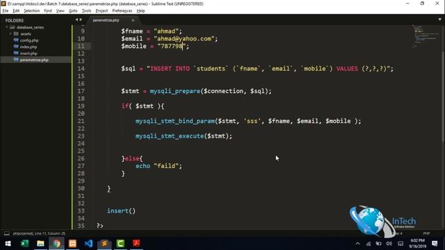 Parameterized queries in PHP with MySQL in Urdu/Hindi смотреть онлайн