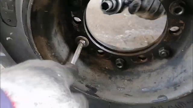 how to fixed solid tire of forklift without pressing machine смотреть онлайн