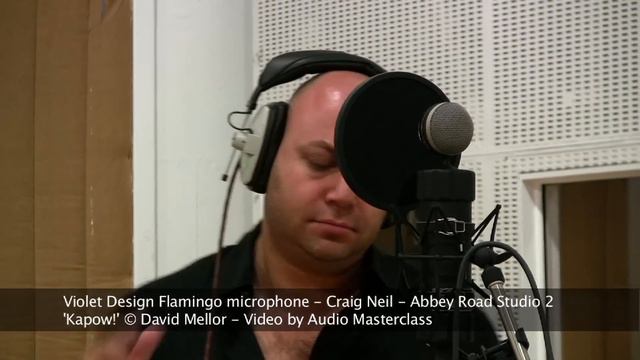 Violet Design Flamingo microphone test at Abbey Road Studio 2 смотреть онлайн