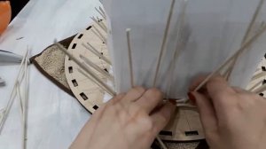 МК плетеный короб _ Плетение из бумажной лозы