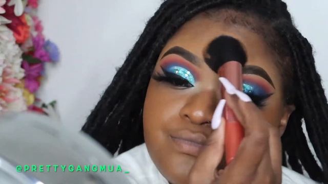 Chunky Glitter Eyeshadow Tutorial | HOW TO BLEND eyeshadow| ITSJUSTNENE смотреть онлайн