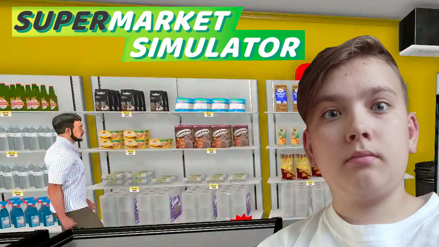 Я СТАЛ ПРОДАВЦОМ -- Supermarket Simulator смотреть онлайн
