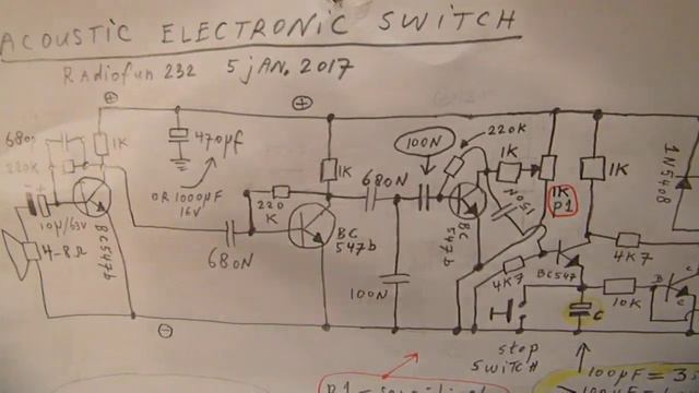 Sound activated switch circuit (electronics) with a loudspeaker as microphone VOX смотреть онлайн