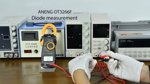 ANENG DT3266F Mini Digital Clamp Multimeter Electrical Clamp Meter AC / DC Voltage Resistor Tester смотреть онлайн