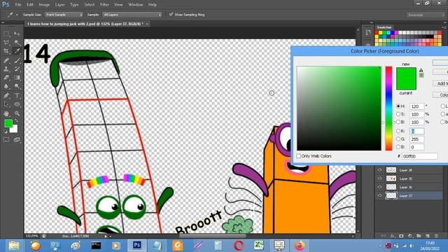 That's Funny, Numberblocks 1 Learns How to Jumping Jack with 2 - Numberblocks fanmade coloring stor смотреть онлайн