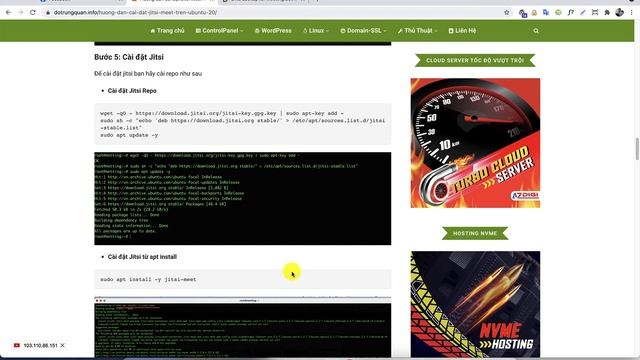 Hướng dẫn cài đặt Jitsi Meet trên Ubuntu 20 смотреть онлайн