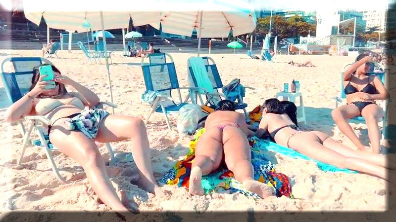 Бразилия, Рио-де-Жанейро - Прогулка по пляжу без ограничений смотреть онлайн