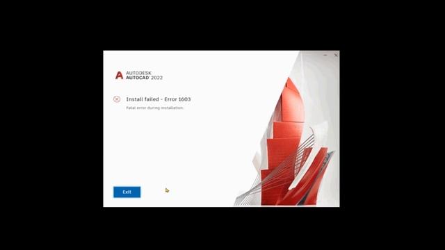 HOW TO SOLVE... Install failed - Error 1603 Fatal error while installing 3DS Max 2022 смотреть онлайн