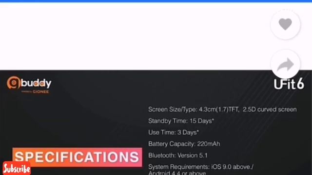 Gionee UFIT 6 | Calling | fitness | under 3500 on Flipkart | Is it gsw6? #preview #techpoke смотреть онлайн