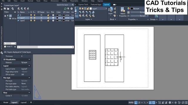 VP freeze Autocad, Viewport Hide Autocad, Viewport Freeze, Viewports Autocad смотреть онлайн