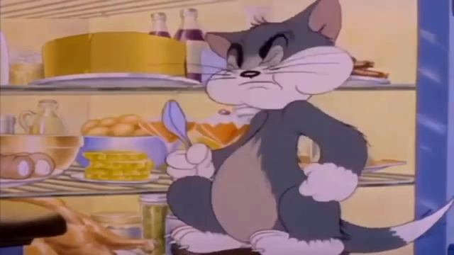 Tom eats Jello with Cartoon Sound Effects смотреть онлайн