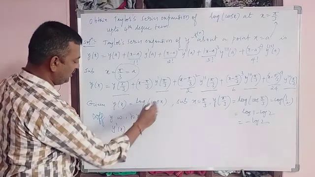 Taylor's series expansion of y=log(cosx) upto 4th degree term смотреть онлайн