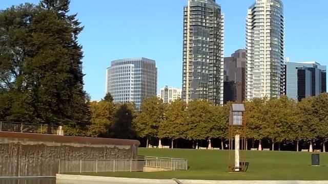 Bellevue Down Town Park Water Fountain смотреть онлайн