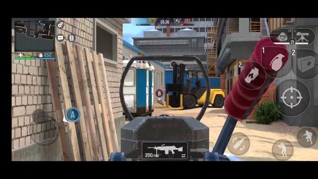 Modern ops/ M249-SAW machine gun MAXED/ construction map смотреть онлайн