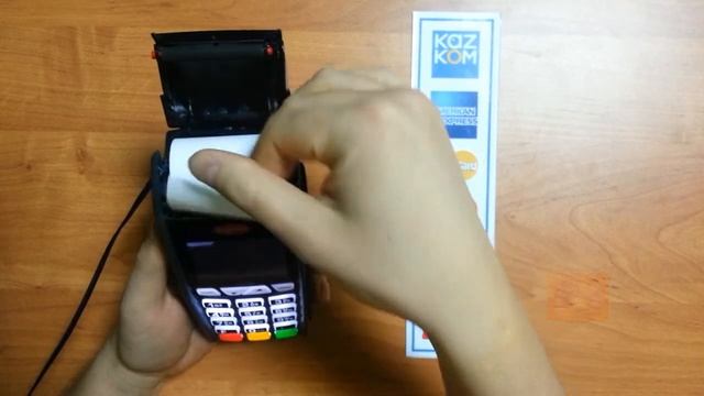 Поменять бумагу в POS - терминале. Видеоинструкция Go! Bonus смотреть онлайн