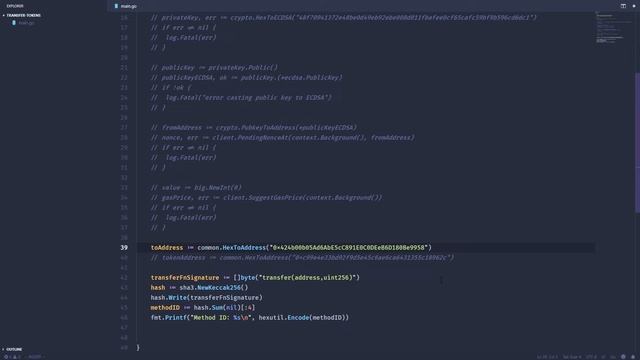 Transfer ERC20 Tokens Using Golang смотреть онлайн