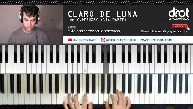 🎹 Como tocar CLARO DE LUNA de C. Debussy [TUTORIAL PIANO] смотреть онлайн