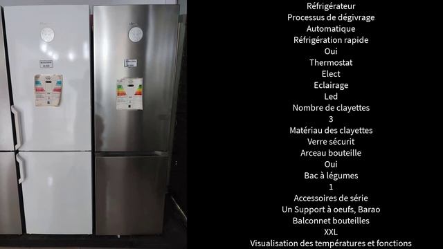 مراجعة | 115| سعر ثلاجة بروند 2 باب الجديدة -دجيتال - فريزر سفلي | Brandt BC4522NW | смотреть онлайн