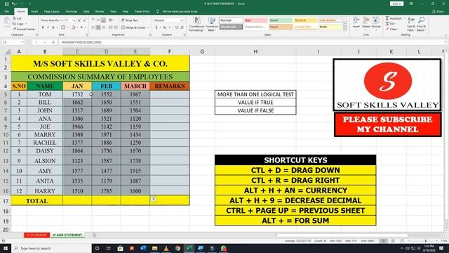 How to use IF and IFAND Function in Excel 2019 смотреть онлайн