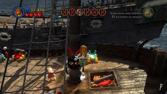 Прохождение игры LEGO Пираты Карибского Моря часть 3"Чёрная жемчужина атакует!" смотреть онлайн