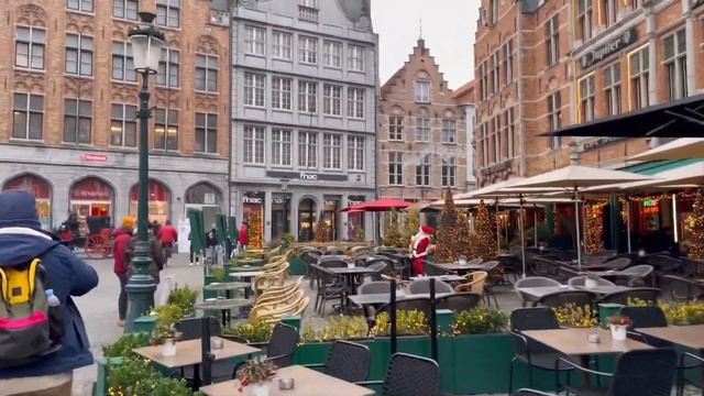 ГОРОД БРЮГГЕ БЕЛЬГИЯ ??BRUGGE РОЖДЕСТВЕНСКИЙ РЫНОК ЕВРОПЫ ?ПРОГУЛКА ПО ГОРОДУ смотреть онлайн