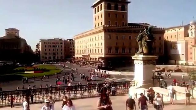 Прогулки по Риму. Venice square & national Altair. смотреть онлайн