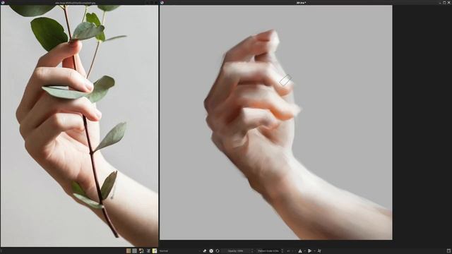 Learn anatomy easier with this Krita 5 trick || gradient brush смотреть онлайн