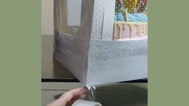 Boxing a cake | How to box a tall cake | ❤️❤️❤️ смотреть онлайн