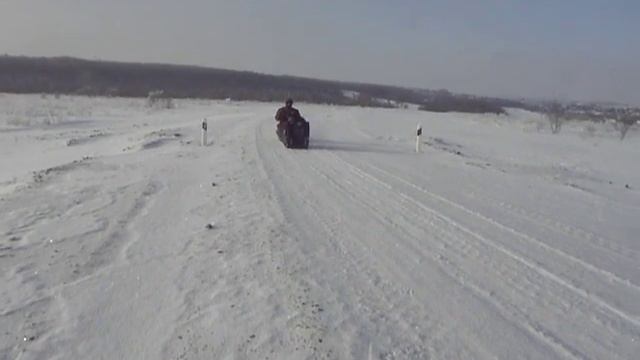 Мотособака SnowDog - Снегопроходчик. 24.01.16. (1) смотреть онлайн