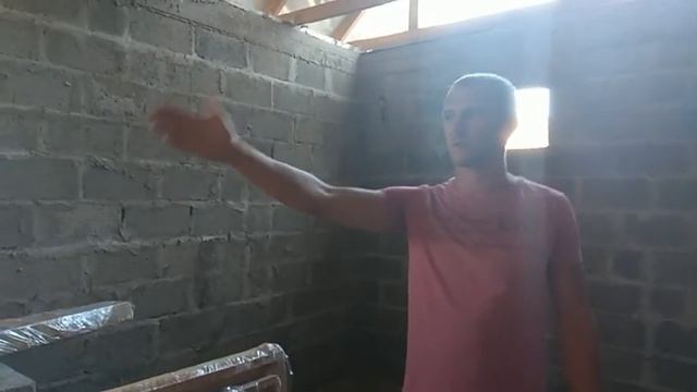 Стройка дома своими руками.Живём в бетоне без отопления и воды.Живем без ремонта. смотреть онлайн