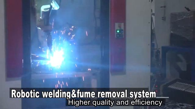 UNITE Automotive Equipment Manufacturing - Robotic welding and welding fume removal смотреть онлайн