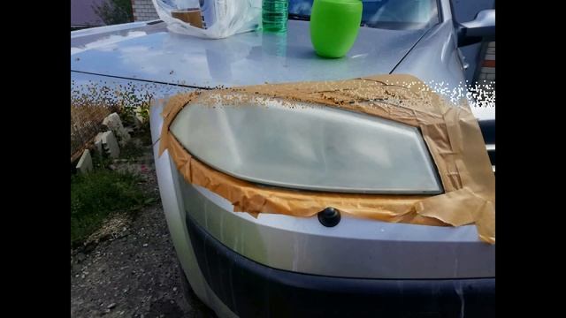 Покрытие пластиковых фар лаком. смотреть онлайн