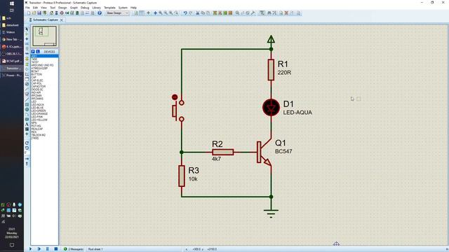 PROTEUS PCB LAYOUT - 1 - SIMPLE смотреть онлайн