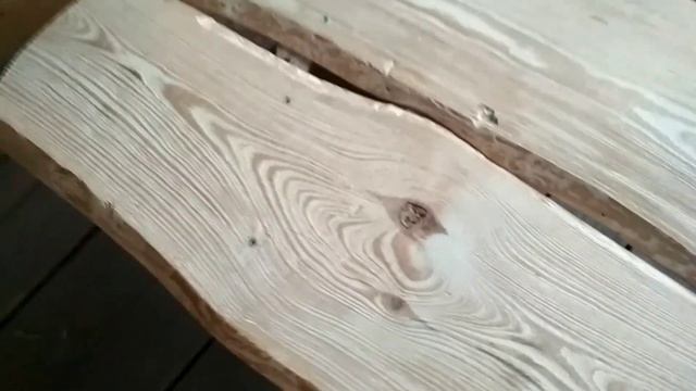 Очень простая Скамья из необрезной доски. \ Very simple Bench from not cut board. смотреть онлайн