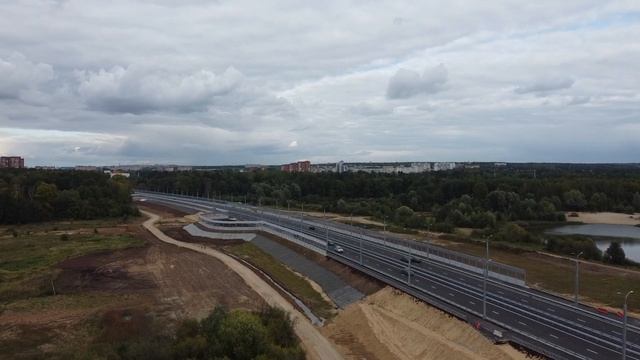 Новая дорога в Йошкар-Оле. Сентябрь 2022 года. смотреть онлайн