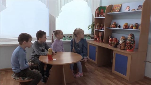 Музей Русская матрешка. Школа ШМК Бибирево. Самостоятельная деятельность детей смотреть онлайн