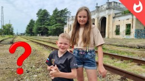 Заброшенный жд вокзал и железная дорога в Абхазии / Поезд-призрак