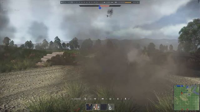 StuG III F vs H111 E - War Thunder смотреть онлайн